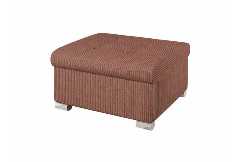 Trefor Fotpall 68 cm, Rosa