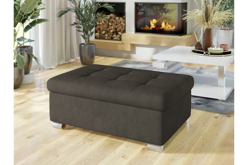 Trefor Fotpall 70 cm Brun - Möbler - Vardagsrum - Stolar & sittmöbler - Pallar - Fotpall