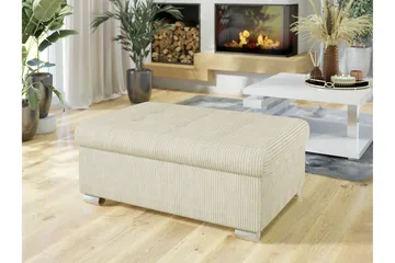 Trefor Fotpall 70 cm - Cream - Möbler - Vardagsrum - Stolar & sittmöbler - Pallar - Fotpall