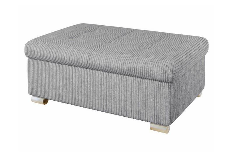 Trefor Fotpall 70 cm, Grå