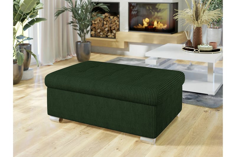 Trefor Fotpall 70 cm - Grön - Möbler - Vardagsrum - Stolar & sittmöbler - Pallar - Fotpall
