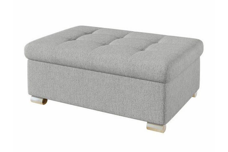 Trefor Fotpall 70 cm Ljusgrå