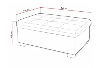 Trefor Fotpall 70 cm - Möbler - Vardagsrum - Stolar & sittmöbler - Pallar - Fotpall