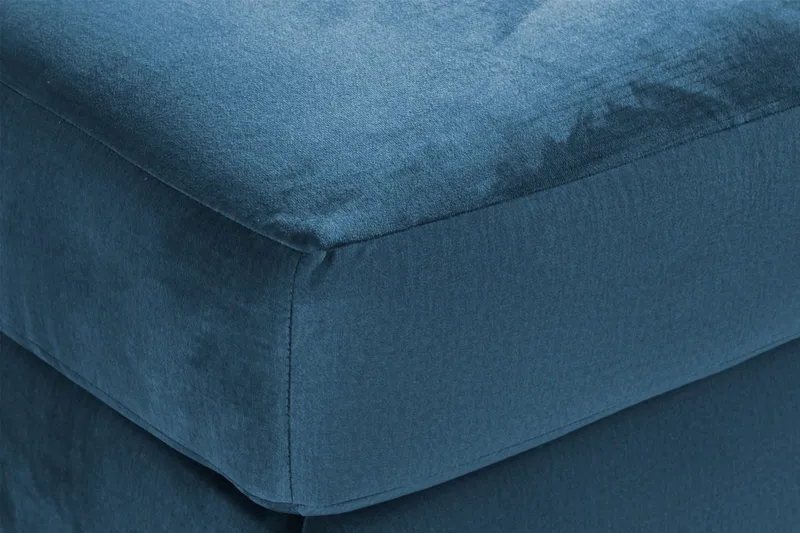 Trend Fotpall - Midnattsblå Sammet - Möbler - Vardagsrum - Stolar & sittmöbler - Pallar - Fotpall