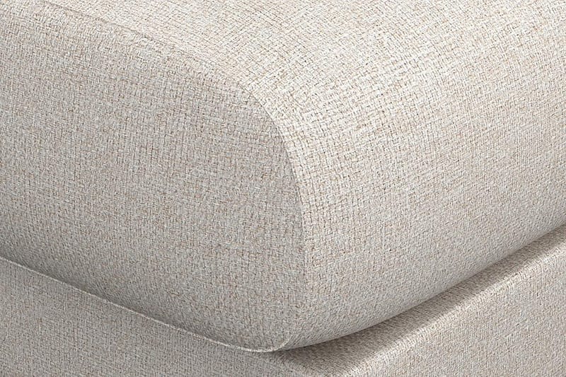 Trend Lyx Fotpall - Beige/Ek - Möbler - Vardagsrum - Stolar & sittmöbler - Pallar - Fotpall