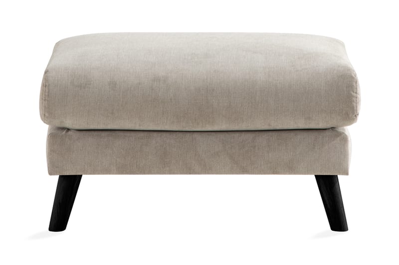 Trend Lyx Fotpall - Beige/Svart - Möbler - Vardagsrum - Stolar & sittmöbler - Pallar - Fotpall