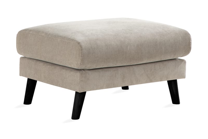Trend Lyx Fotpall - Beige/Svart - Möbler - Vardagsrum - Stolar & sittmöbler - Pallar - Fotpall