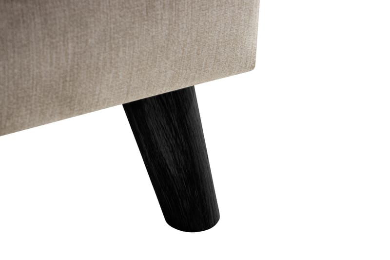 Trend Lyx Fotpall - Beige/Svart - Möbler - Vardagsrum - Stolar & sittmöbler - Pallar - Fotpall