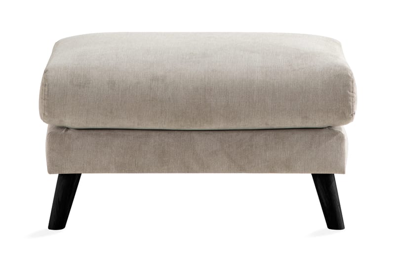 Trend Lyx Fotpall - Beige/Svart - Möbler - Vardagsrum - Stolar & sittmöbler - Pallar - Fotpall