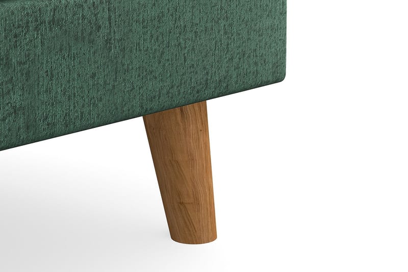 Trend Lyx Fotpall - Grön/Ek - Möbler - Vardagsrum - Stolar & sittmöbler - Pallar - Fotpall