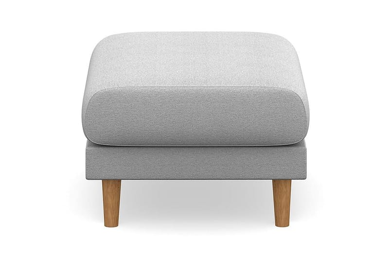 Trend Lyx Fotpall - Ljusgrå/Ek - Möbler - Vardagsrum - Stolar & sittmöbler - Pallar - Fotpall