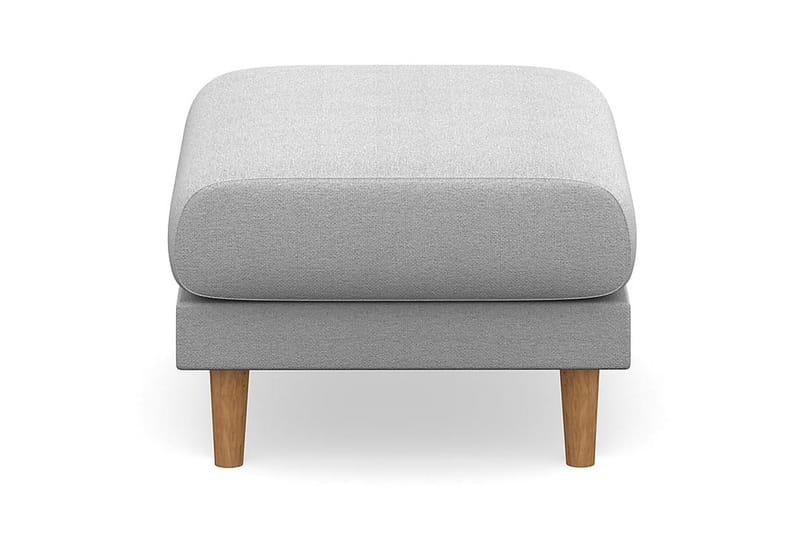 Trend Lyx Fotpall - Ljusgrå/Ek - Möbler - Vardagsrum - Stolar & sittmöbler - Pallar - Fotpall