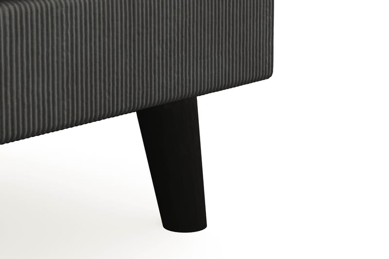 Trend Lyx Fotpall - Mörkgrå Manchester - Möbler - Vardagsrum - Stolar & sittmöbler - Pallar - Fotpall