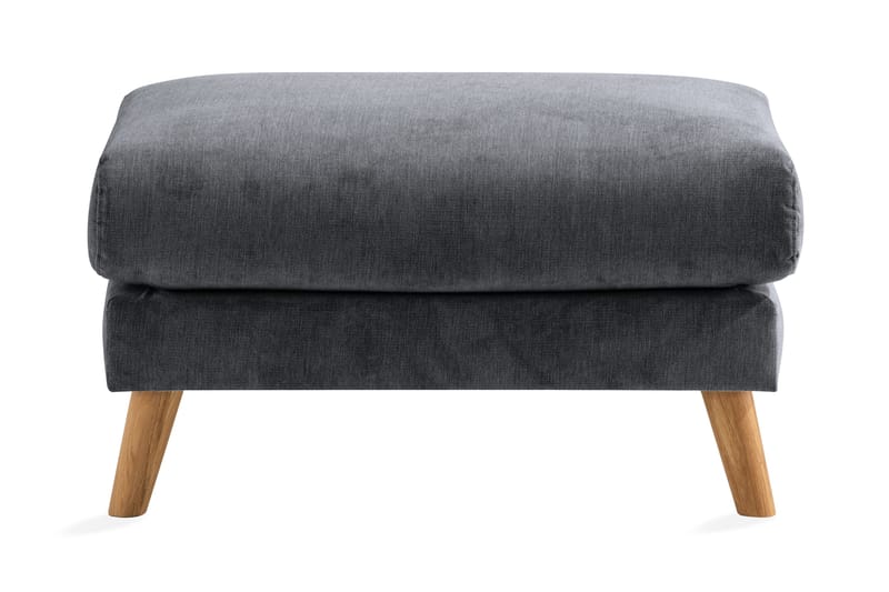 Trend Lyx Fotpall - Mörkgrå/Ek - Möbler - Vardagsrum - Stolar & sittmöbler - Pallar - Fotpall