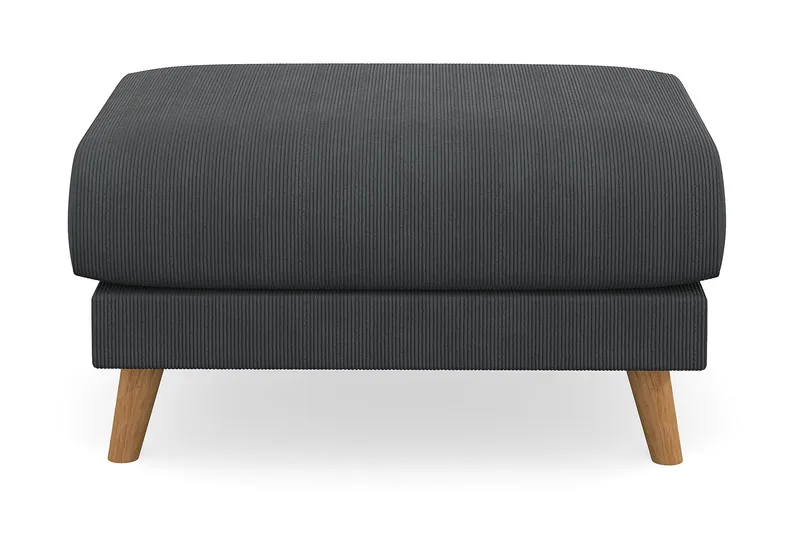 Trend Lyx Fotpall - Mörkgrå/Ek - Möbler - Vardagsrum - Stolar & sittmöbler - Pallar - Fotpall