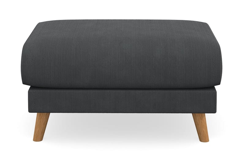 Trend Lyx Fotpall - Mörkgrå/Ek - Möbler - Vardagsrum - Stolar & sittmöbler - Pallar - Fotpall