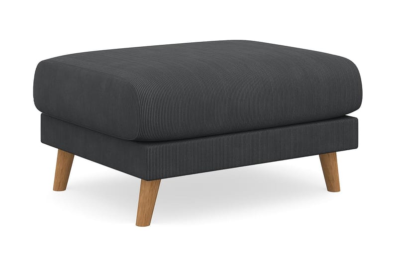 Trend Lyx Fotpall - Mörkgrå/Ek - Möbler - Vardagsrum - Stolar & sittmöbler - Pallar - Fotpall
