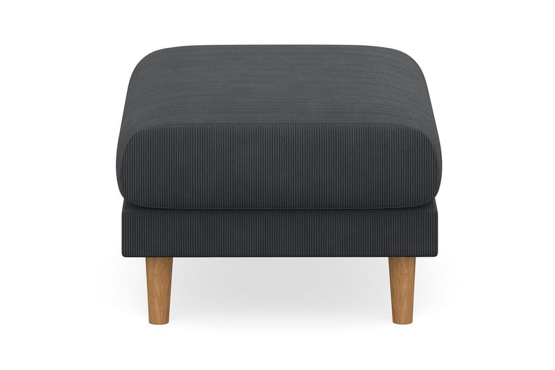Trend Lyx Fotpall - Mörkgrå/Ek - Möbler - Vardagsrum - Stolar & sittmöbler - Pallar - Fotpall