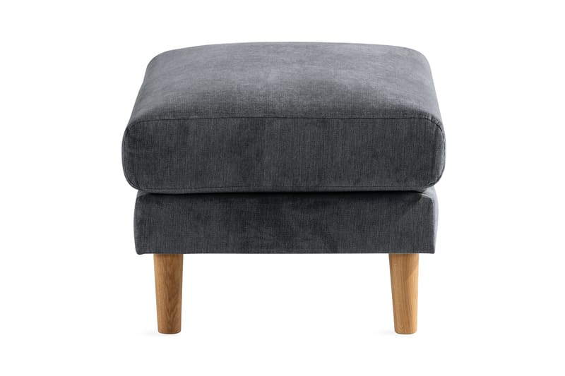 Trend Lyx Fotpall - Mörkgrå/Ek - Möbler - Vardagsrum - Stolar & sittmöbler - Pallar - Fotpall