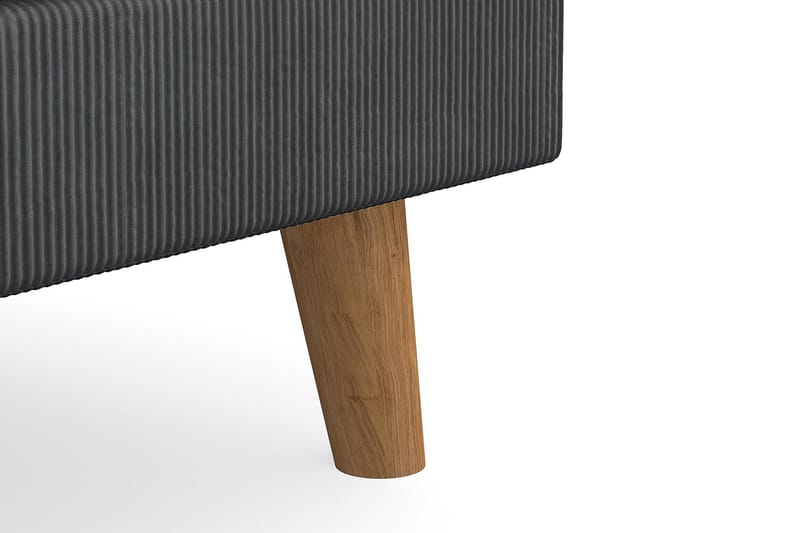 Trend Lyx Fotpall - Mörkgrå/Ek - Möbler - Vardagsrum - Stolar & sittmöbler - Pallar - Fotpall