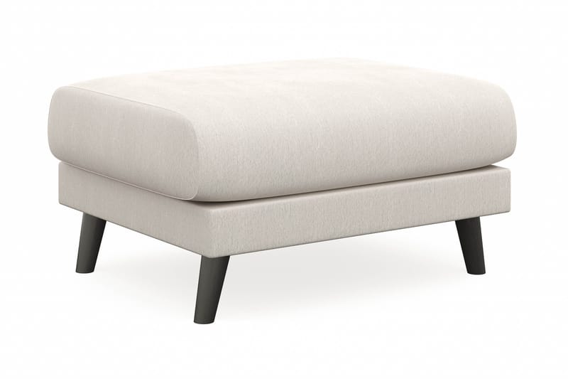 Trend Lyx Fotpall - Vit Sammet - Möbler - Vardagsrum - Stolar & sittmöbler - Pallar - Fotpall