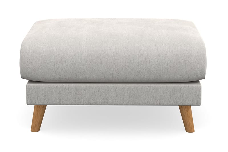 Trend Lyx Fotpall - Vit/Ek - Möbler - Vardagsrum - Stolar & sittmöbler - Pallar - Fotpall