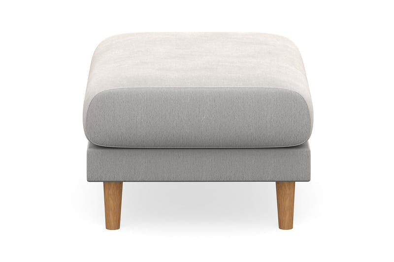 Trend Lyx Fotpall - Vit/Ek - Möbler - Vardagsrum - Stolar & sittmöbler - Pallar - Fotpall