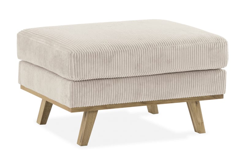 TULSA Fotpall Manchester Beige - Möbler - Vardagsrum - Stolar & sittmöbler - Pallar - Fotpall