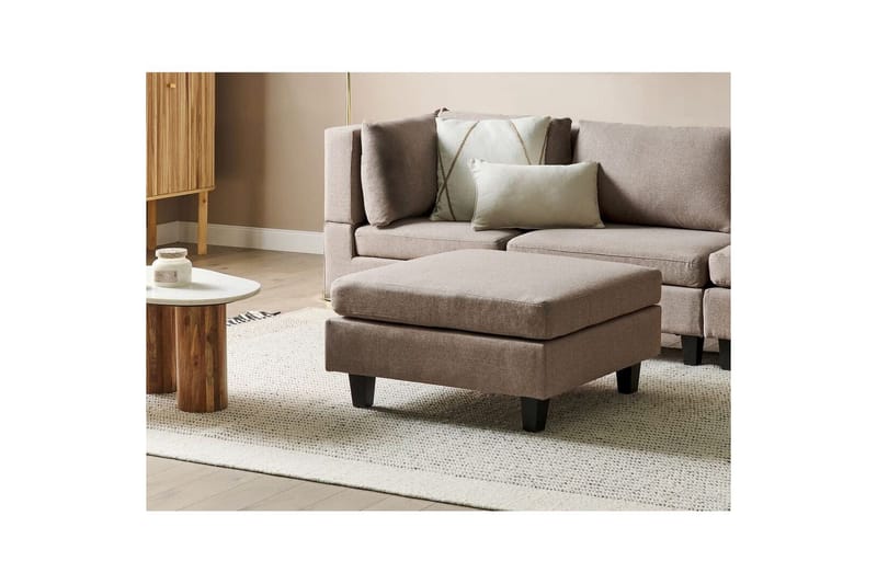 Fotpall Unstad Brun/Svart - Brun/Svart - Möbler - Vardagsrum - Stolar & sittmöbler - Pallar - Fotpall