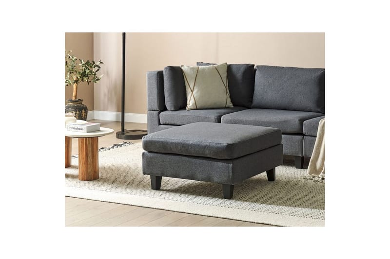 Fotpall Unstad Mörkgrå/svart - Mörkgrå/svart - Möbler - Vardagsrum - Stolar & sittmöbler - Pallar - Fotpall