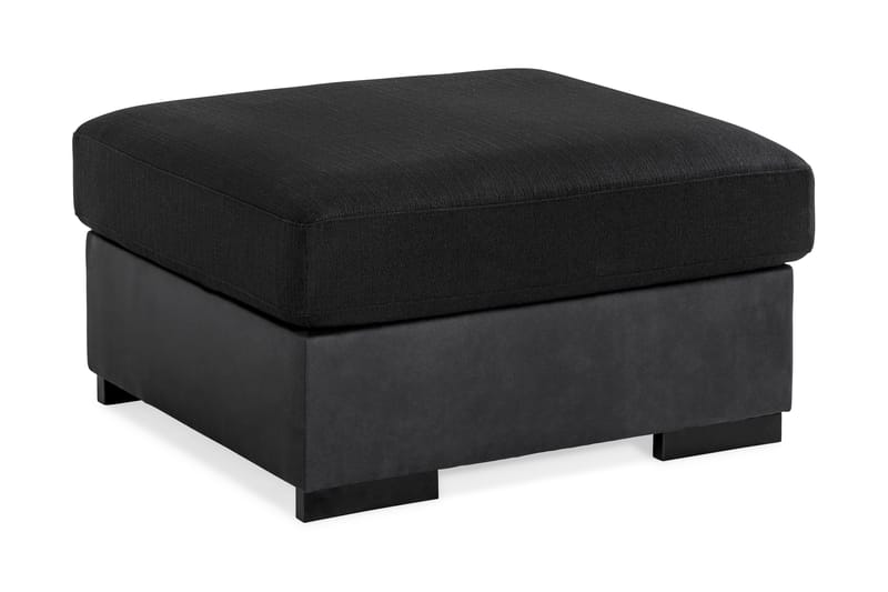 Vanlig fotpall Scandinavian Choice Cuba Fotpall Vintage 2, Porto 5, Black