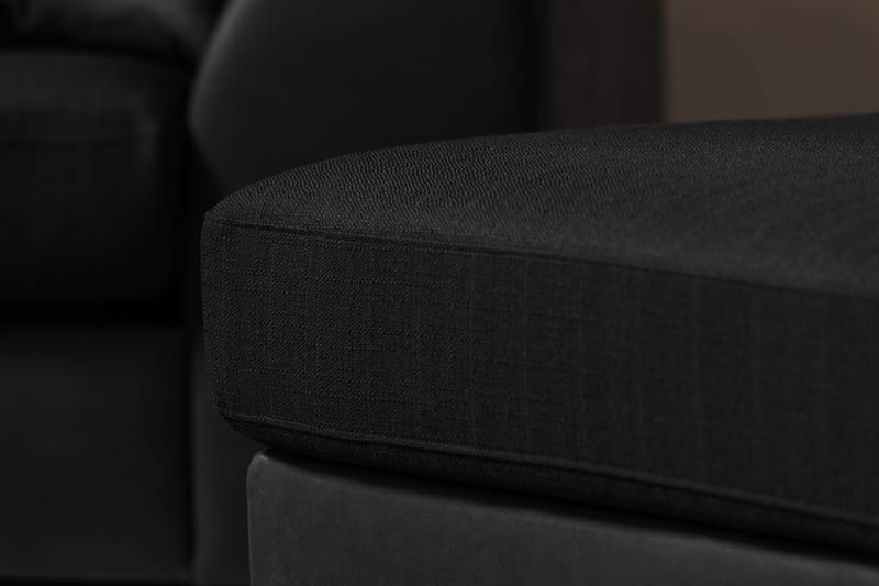 Vanlig fotpall Scandinavian Choice Cuba Fotpall Vintage 2, Porto 5, Black - Möbler - Vardagsrum - Stolar & sittmöbler - Pallar - Fotpall