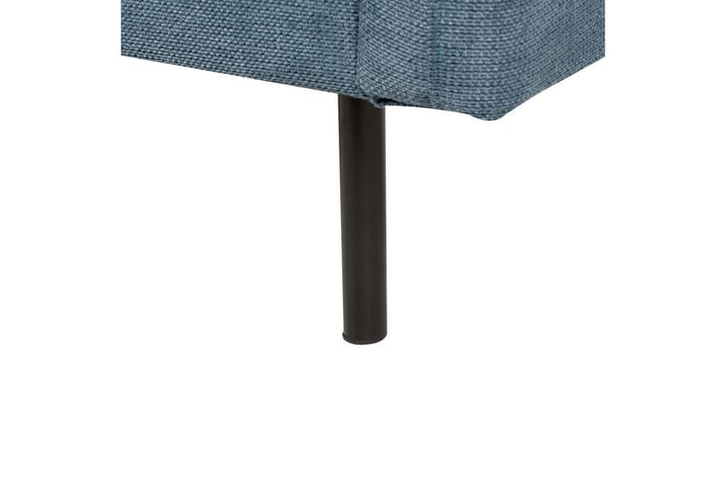 Fotpall Vinterbro Blå/Svart, Chenille - Blå/Svart, Chenille - Möbler - Vardagsrum - Stolar & sittmöbler - Pallar - Fotpall