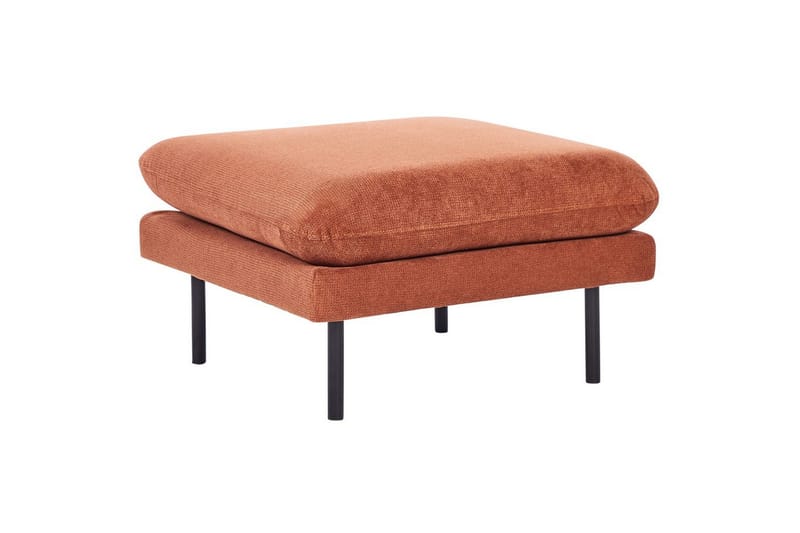 Fotpall Vinterbro Brun/Svart, Chenille, Brun/Svart, Chenille