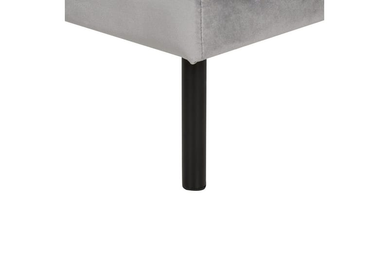 Fotpall Vinterbro Grå/svart, Sammet - Grå/svart, Sammet - Möbler - Vardagsrum - Stolar & sittmöbler - Pallar - Fotpall