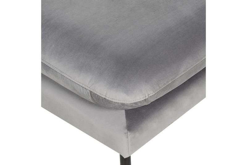 Fotpall Vinterbro Grå/svart, Sammet - Grå/svart, Sammet - Möbler - Vardagsrum - Stolar & sittmöbler - Pallar - Fotpall