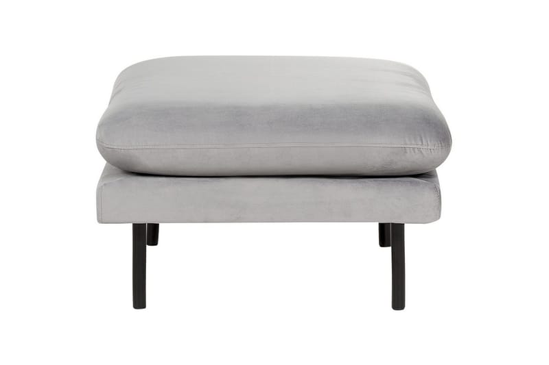 Fotpall Vinterbro Grå/svart, Sammet - Grå/svart, Sammet - Möbler - Vardagsrum - Stolar & sittmöbler - Pallar - Fotpall