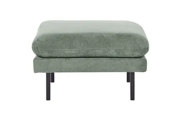 Fotpall Vinterbro Grön/Svart, Polyester - Grön/Svart, Polyester - Möbler - Vardagsrum - Stolar & sittmöbler - Pallar - Fotpall