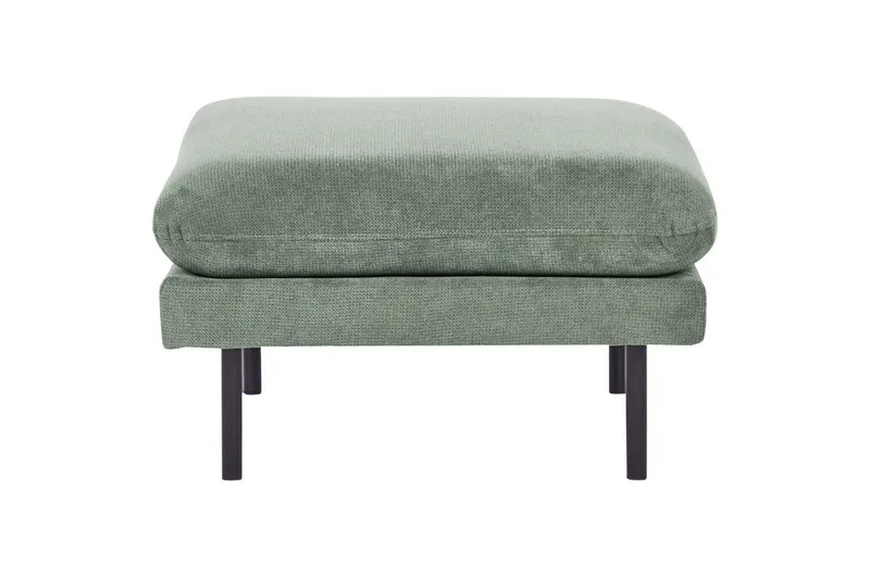 Fotpall Vinterbro Grön/Svart, Polyester - Grön/Svart, Polyester - Möbler - Vardagsrum - Stolar & sittmöbler - Pallar - Fotpall