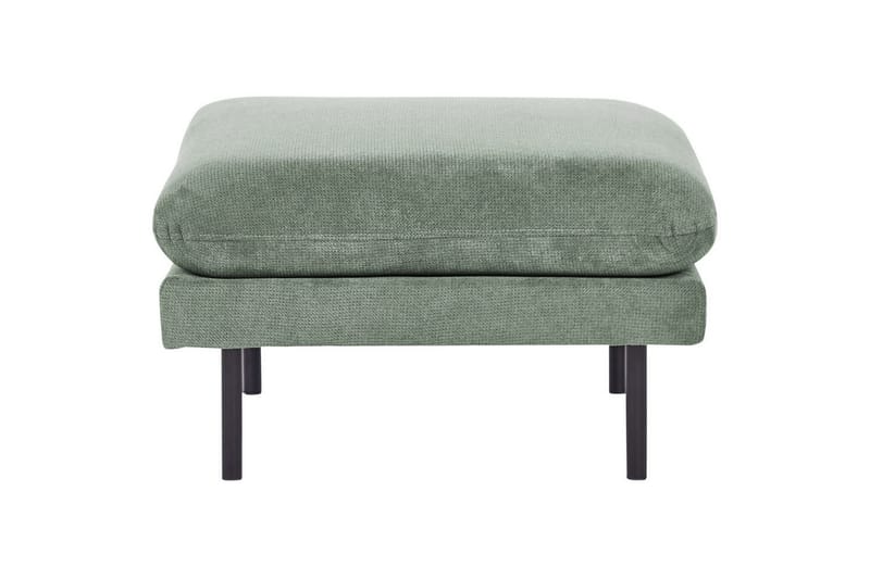 Fotpall Vinterbro Grön/Svart, Polyester - Grön/Svart, Polyester - Möbler - Vardagsrum - Stolar & sittmöbler - Pallar - Fotpall
