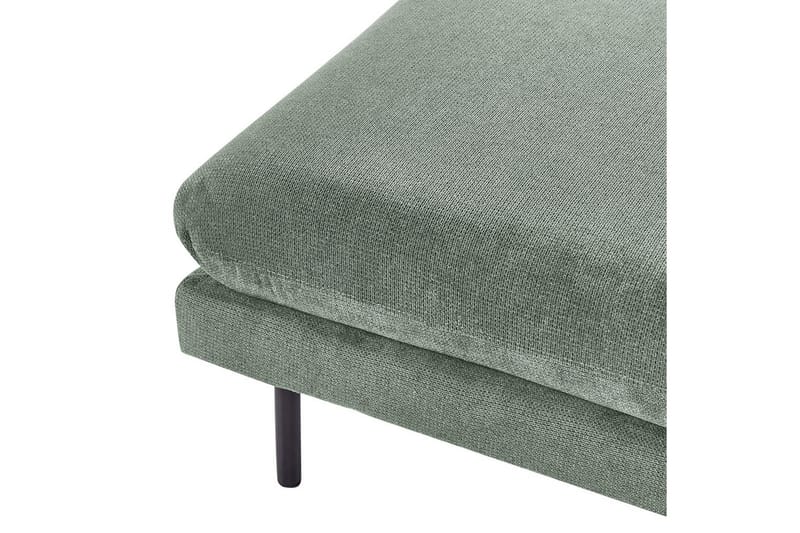 Fotpall Vinterbro Grön/Svart, Polyester - Grön/Svart, Polyester - Möbler - Vardagsrum - Stolar & sittmöbler - Pallar - Fotpall