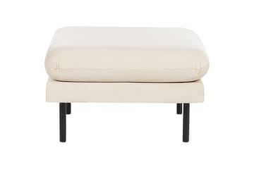 Fotpall Vinterbro Ljusbeige/svart, Sammet - Ljusbeige/svart, Sammet - Möbler - Vardagsrum - Stolar & sittmöbler - Pallar - Fotpall