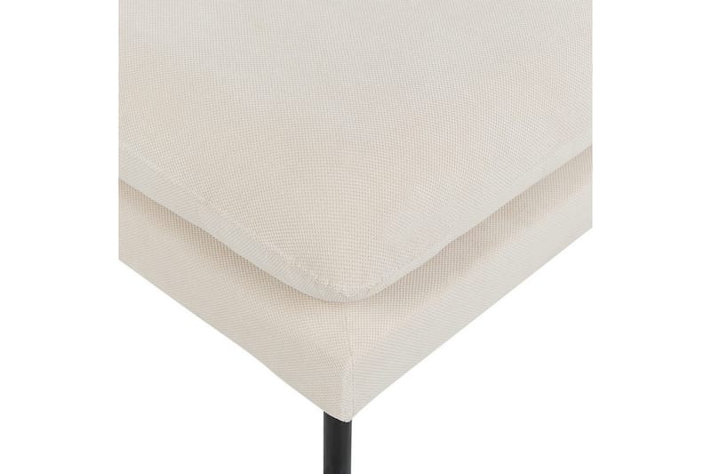 Fotpall Vinterbro Ljusbeige/svart, Polyester - Ljusbeige/svart, Polyester - Möbler - Vardagsrum - Stolar & sittmöbler - Pallar - Fotpall