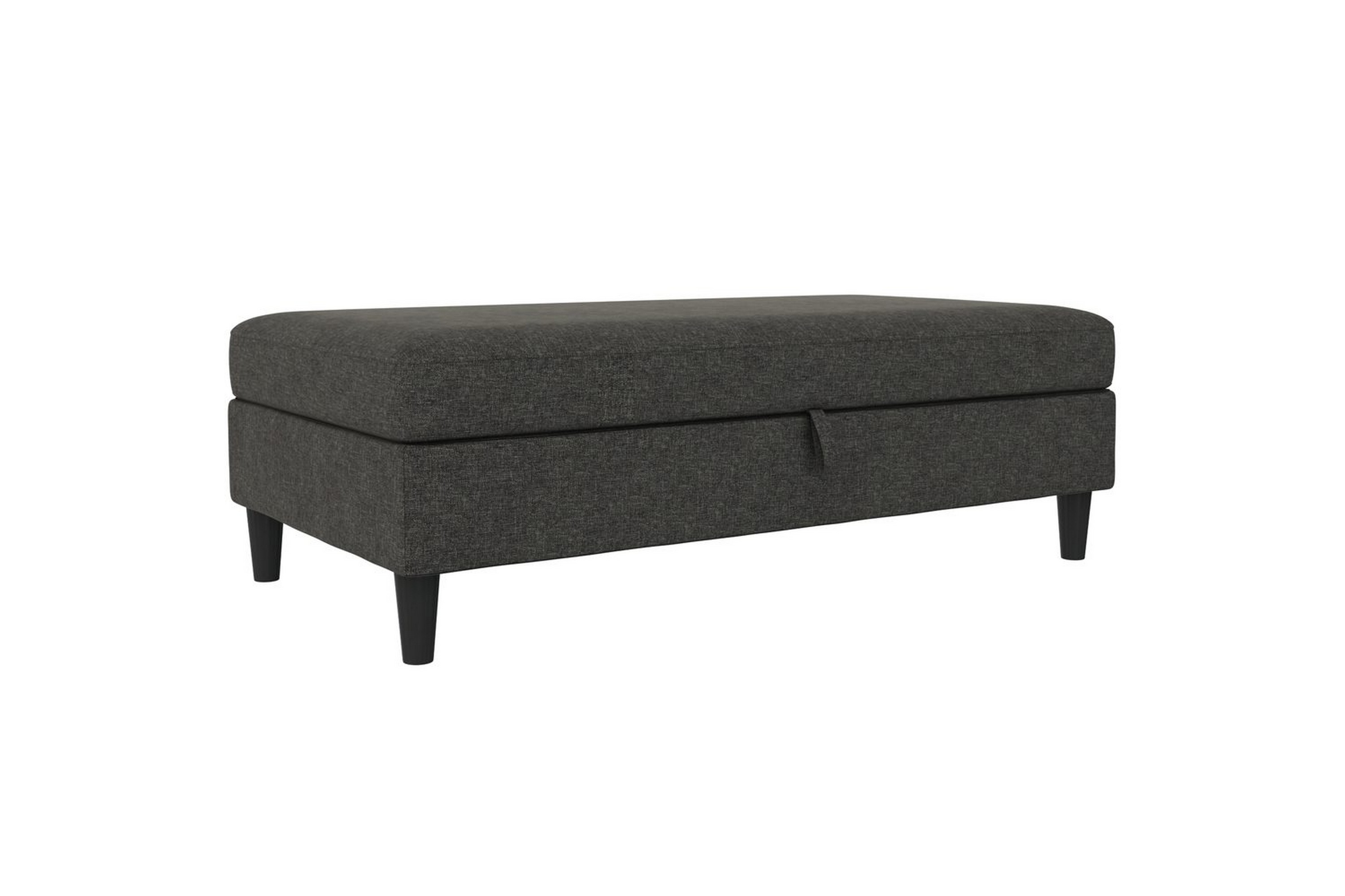 fotpall/pall hartford antracit, linnetyg utseende (100% polyester - antracit, linnetyg utseende (100% polyester