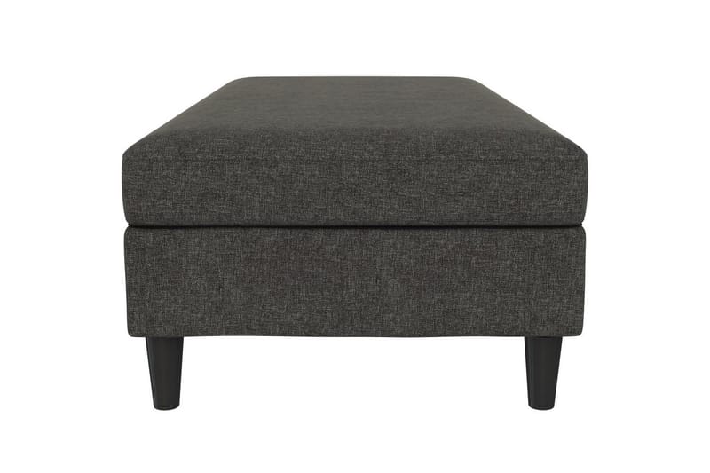 Fotpall/pall Hartford Antracit, Linnetyg Utseende (100% Polyester - Antracit, Linnetyg Utseende (100% Polyester - Möbler - Vardagsrum - Stolar & sittmöbler - Pallar - Fotpall