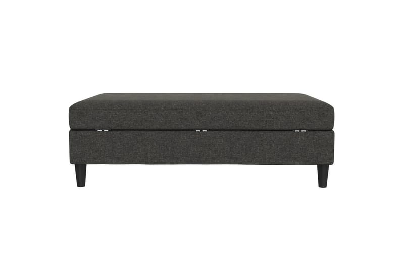Fotpall/pall Hartford Antracit, Linnetyg Utseende (100% Polyester - Antracit, Linnetyg Utseende (100% Polyester - Möbler - Vardagsrum - Stolar & sittmöbler - Pallar - Fotpall