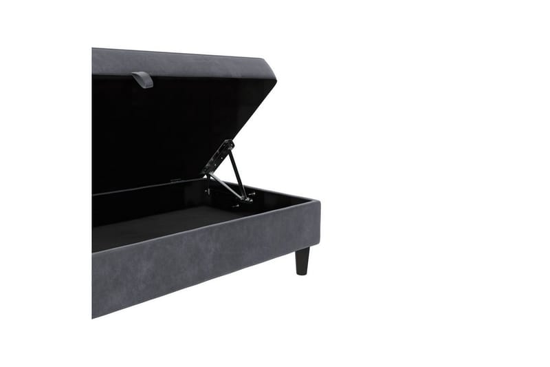 Fotpall/pall Hartford Antracit, Sammet - Antracit, Sammet - Möbler - Vardagsrum - Stolar & sittmöbler - Pallar - Fotpall