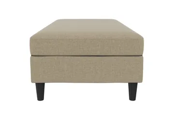 Fotpall/pall Hartford Brun, Linnetyg Utseende (100% Polyester - Brun, Linnetyg Utseende (100% Polyester - Möbler - Vardagsrum - Stolar & sittmöbler - Pallar - Fotpall