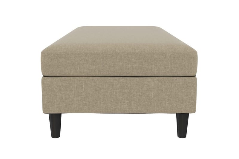 Fotpall/pall Hartford Brun, Linnetyg Utseende (100% Polyester - Brun, Linnetyg Utseende (100% Polyester - Möbler - Vardagsrum - Stolar & sittmöbler - Pallar - Fotpall