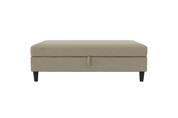 Fotpall/pall Hartford Brun, Linnetyg Utseende (100% Polyester - Brun, Linnetyg Utseende (100% Polyester - Möbler - Vardagsrum - Stolar & sittmöbler - Pallar - Fotpall